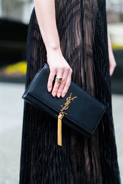 ysl black purse with tassel|ysl black purse dupe.